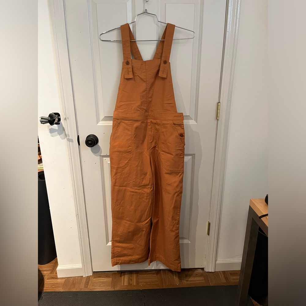 Patagonia Stand Up Cropped Overalls in Umber